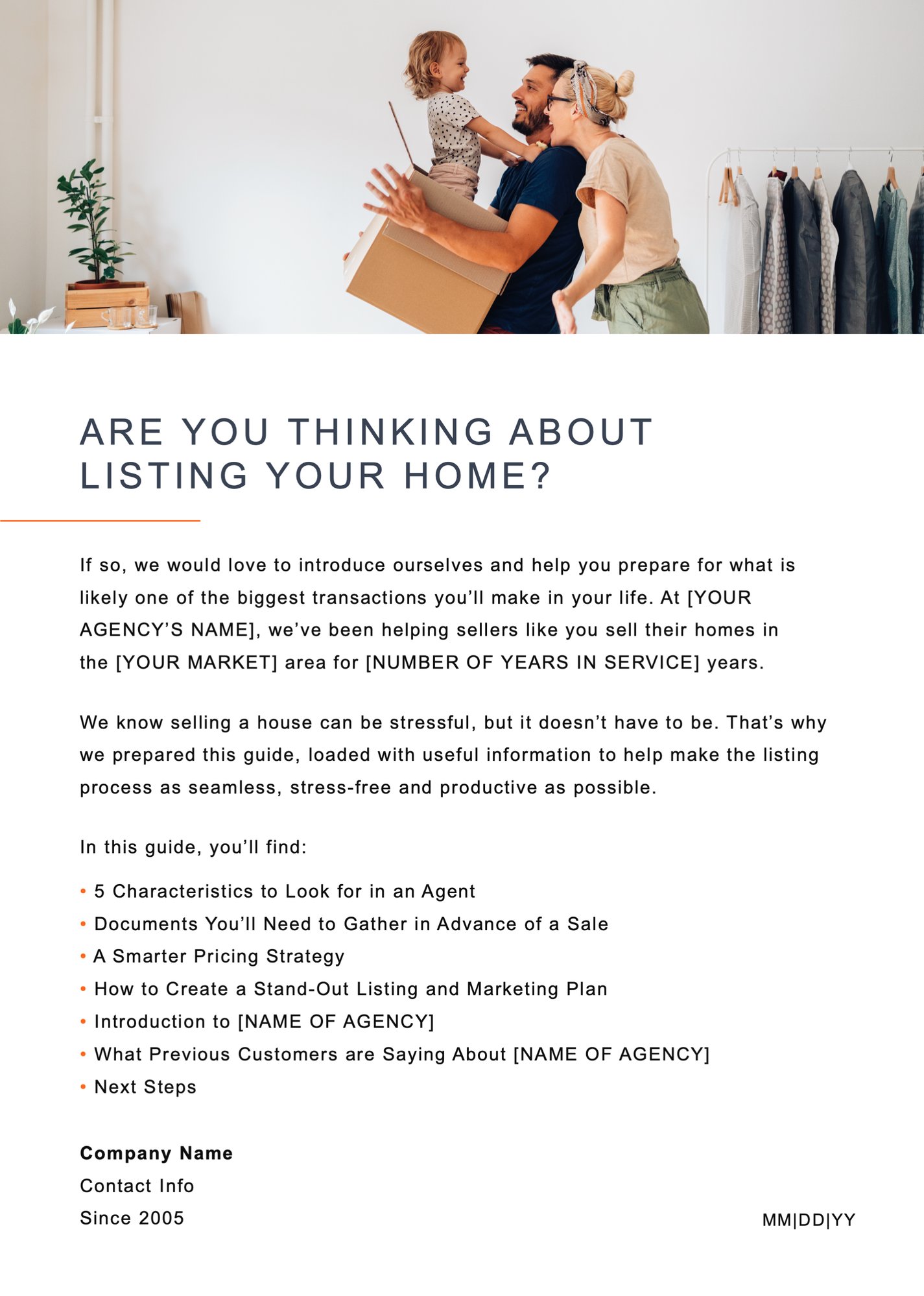 Pre-Listing Guide Slide2 Pre-Listing Guide Slide2